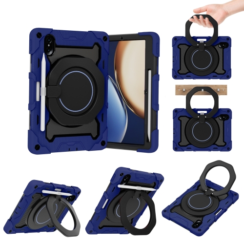 

For Honor Tablet V7 Pro Armor Contrast Color Silicone + PC Tablet Case(Navy Blue)