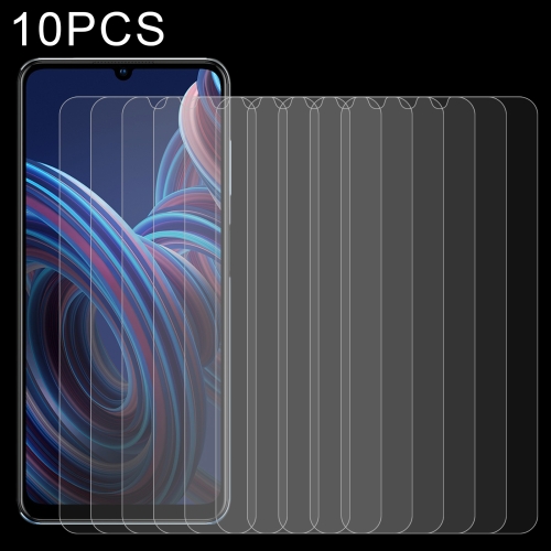 

10 PCS 0.26mm 9H 2.5D Tempered Glass Film For ZTE Blade A72 2022