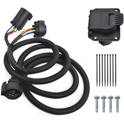 

7 Pin Truck Trailer Wiring Harness Extension Kit 56070 for Chevrolet / Dodge / Toyota