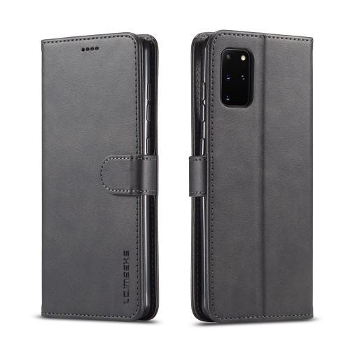 

For Galaxy A71 / M70S LC.IMEEKE Calf Texture Horizontal Flip Leather Case, with Holder & Card Slots & Wallet & Photo Frame(Black)