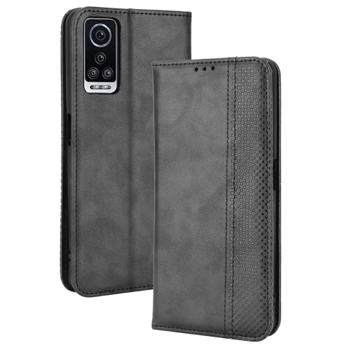

For BLU G91 Max Magnetic Buckle Retro Crazy Horse Leather Phone Case(Black)
