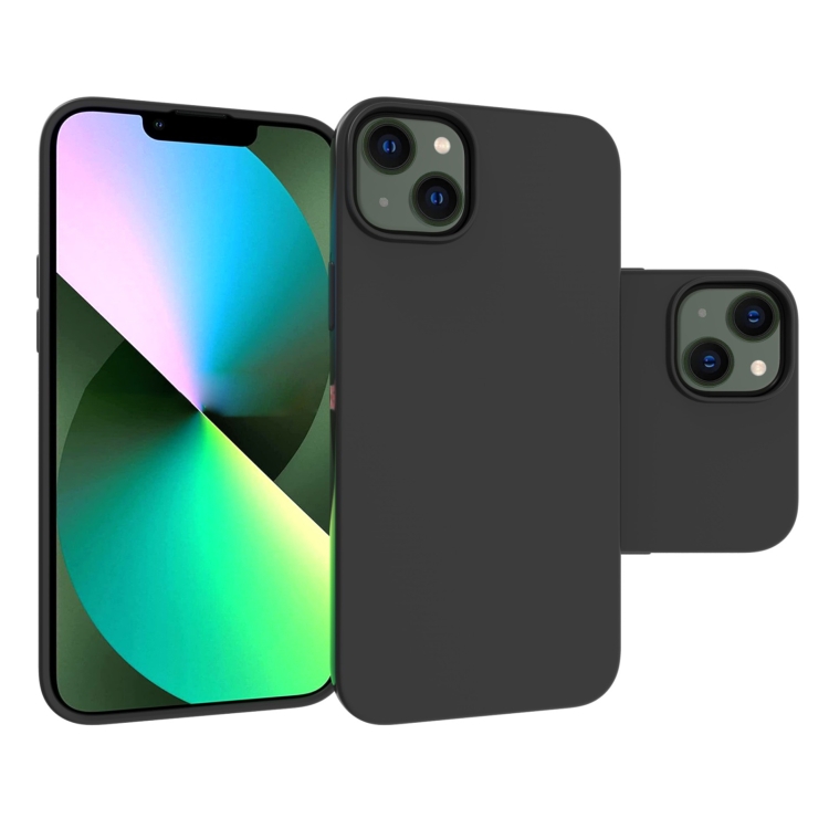 

For iPhone 14 Plus Full Matte TPU Phone Case (Black)