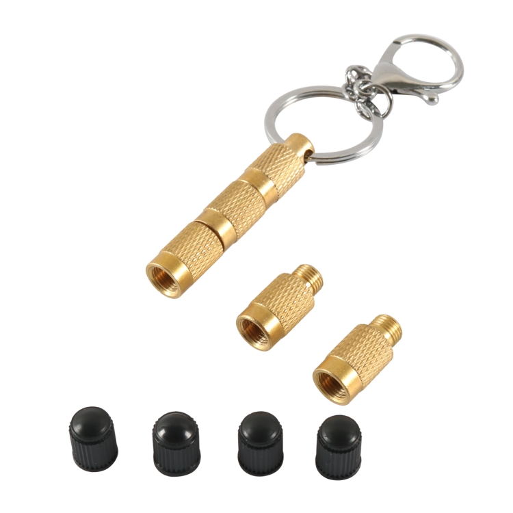 

A6605 Offroad Vehicles 4 in 1 Brass Tire Deflation Tool Tire Exhaust Valve