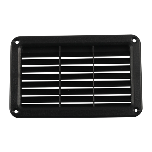 

A6788 193x122mm Black Rectangle Louvered Ventilation Plastic Venting Panel Cover