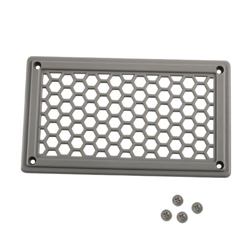 

A6790 198x114mm Grey Rectangle Louvered Ventilation Plastic Venting Panel Cover