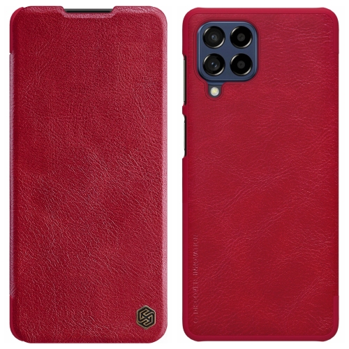 

For Samsung Galaxy M53 5G NILLKIN QIN Series Crazy Horse Texture Leather Phone Case(Red)