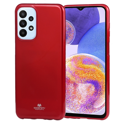 For Samsung Galaxy A23 GOOSPERY PEARL JELLY Shockproof TPU Phone Case(Red)