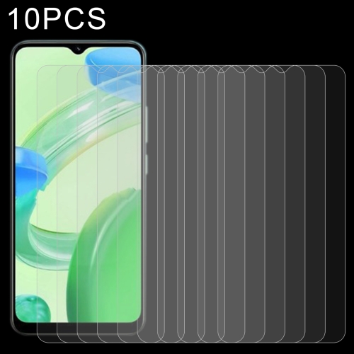 

10 PCS 0.26mm 9H 2.5D Tempered Glass Film For OPPO Realme C30 / C30s