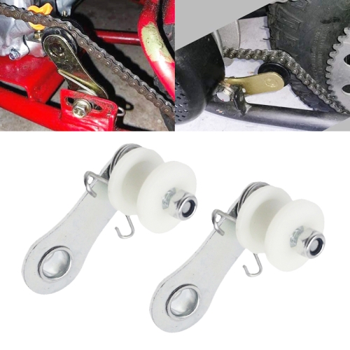 

2 PCS Chain Roller Guide Tensioner Idler for 110CC/125CC/140CC Quad Dirt Bike ATV(White)