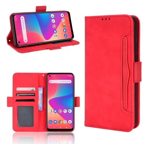 

For BLU G71 Skin Feel Calf Pattern Leather Phone Case(Red)