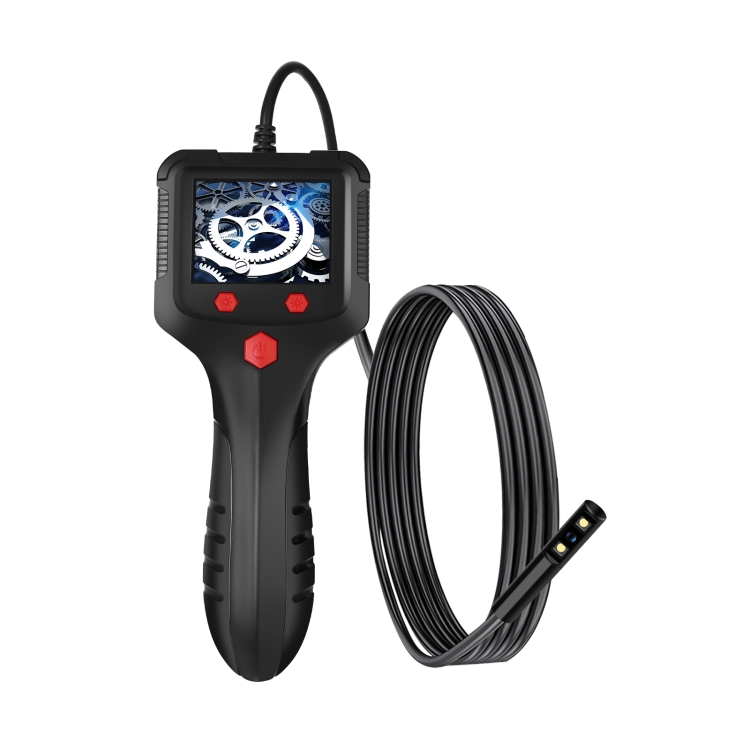 

8mm 2.4 inch HD Side Camera Handheld Industrial Endoscope With LCD Screen, Length:5m