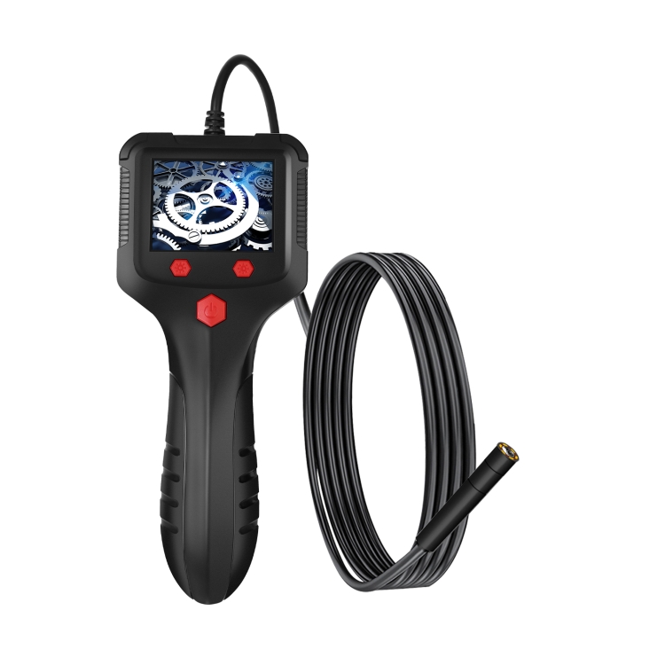 

5.5mm Camera 2.4 inch HD Handheld Industrial Endoscope With LCD Screen, Length:2m