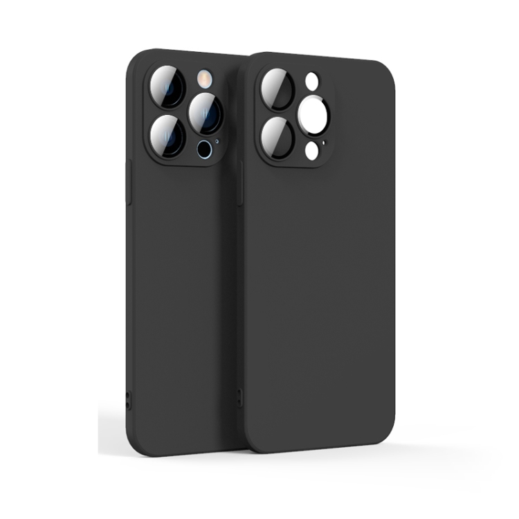 

Lens Glass Film Liquid State Phone Case For iPhone 11 Pro Max(Black)
