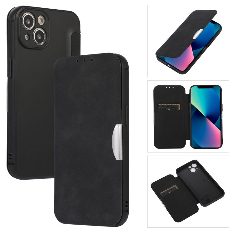 

Shrimp Skin Texture Flip Leather Phone Case For iPhone 11(Black)