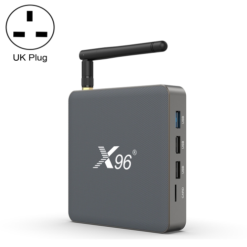 

X96 X6 8K Smart TV BOX Android 11.0 Media Player, RK3566 Quad Core ARM Cortex A55, RAM: 4GB, ROM: 32GB, Plug Type:UK Plug