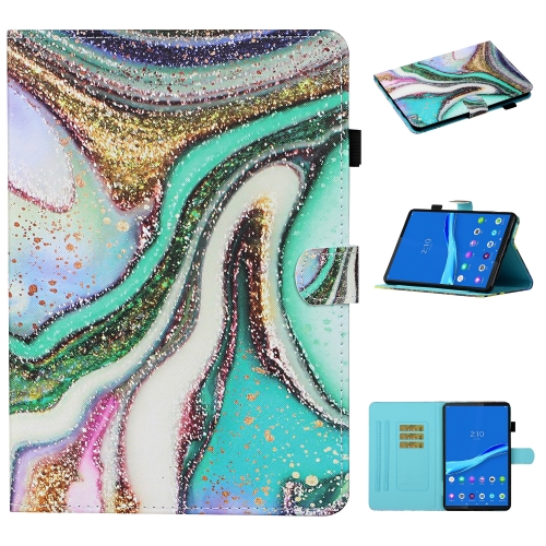 

For Lenovo Tab M10 Plus 10.6 3rd Gen 2022 Coloured Drawing Stitching Smart Leather Tablet Case(Colored Sand)