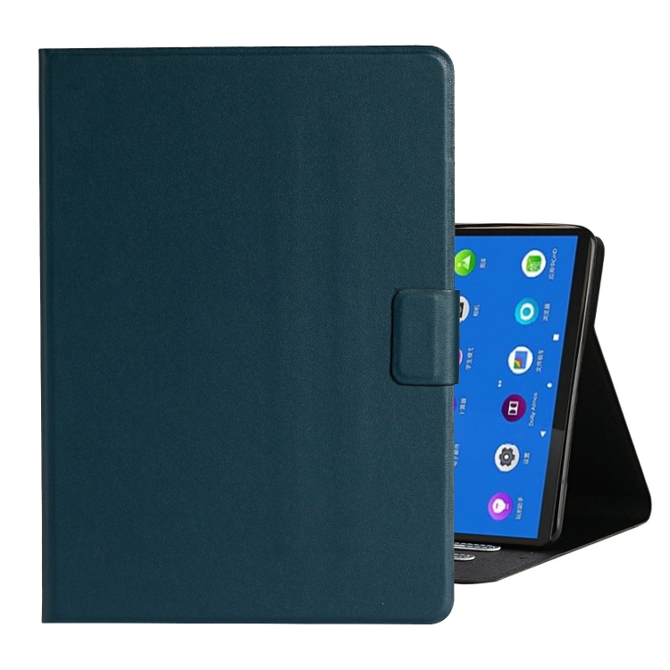 

For Lenovo Tab M10 Plus 10.6 3rd Gen 2022 Solid Color Smart Leather Tablet Case(Green)