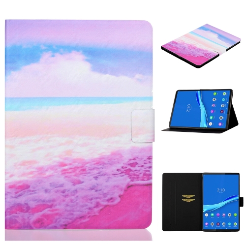 

For Lenovo Tab M10 Plus 10.6 3rd Gen 2022 Voltage Coloured Drawing Smart Leather Tablet Case(Marble)