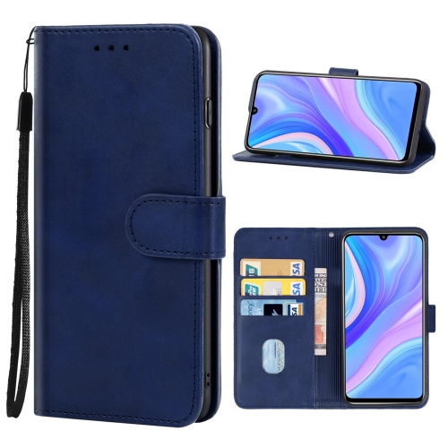 

For Huawei Enjoy 10s Leather Phone Case(Blue)