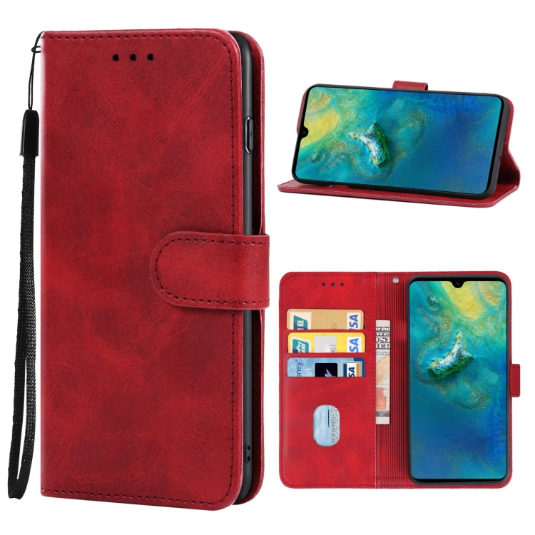 

For Huawei Mate 20 Leather Phone Case(Red)