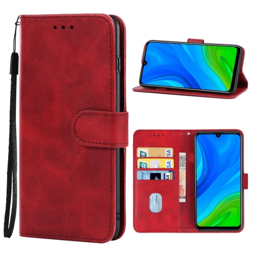 

For Huawei P smart 2020 Leather Phone Case(Red)