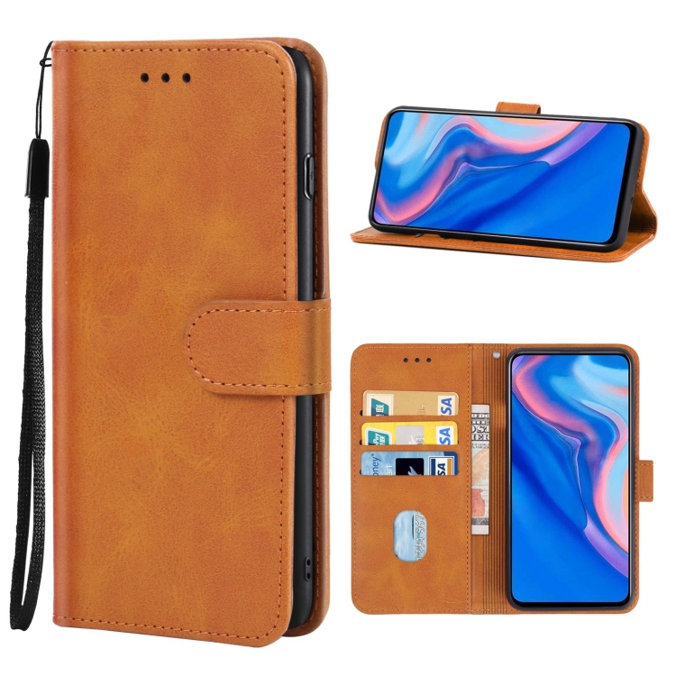 

For Huawei P smart Z Leather Phone Case(Brown)