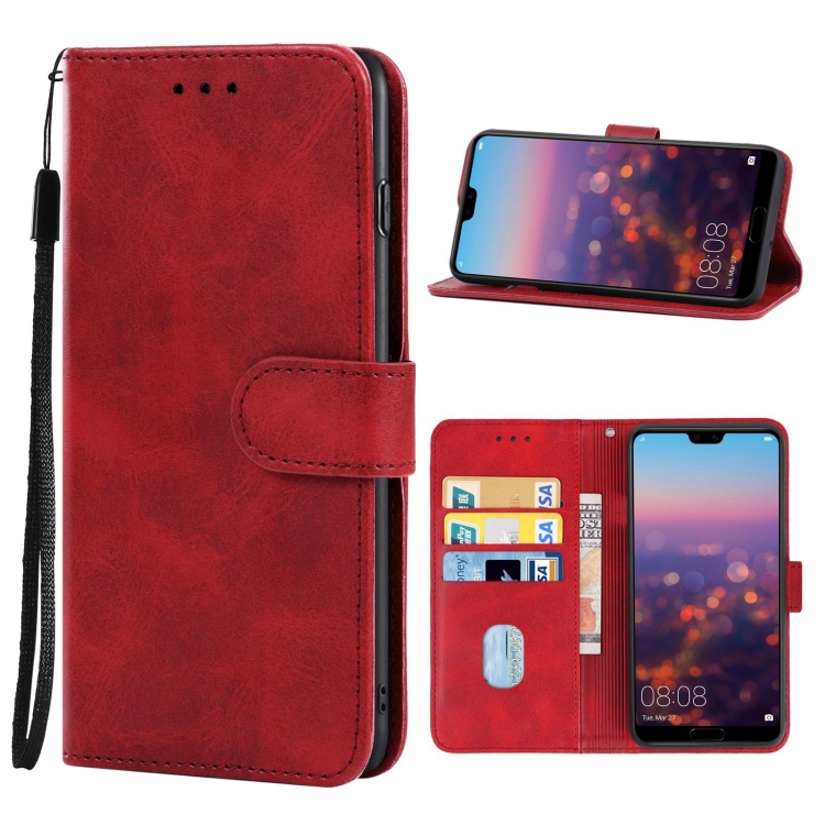 

For Huawei P20 Leather Phone Case(Red)