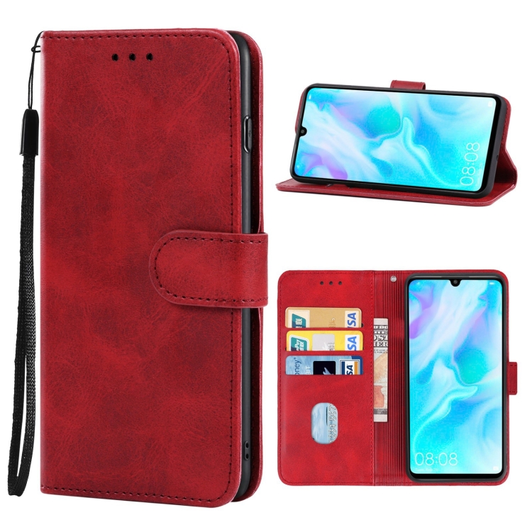

For Huawei P30 Lite Leather Phone Case(Red)