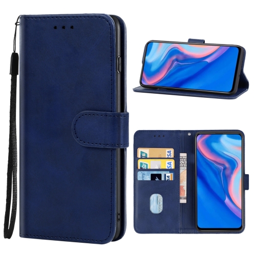 

For Huawei Y9 Prime 2019 Leather Phone Case(Blue)