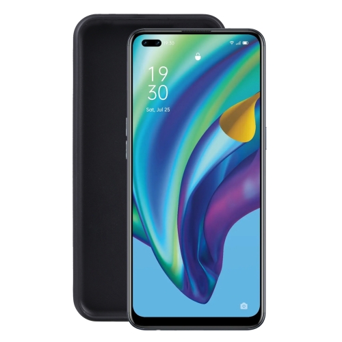 

For OPPO Reno4 F TPU Phone Case(Black)