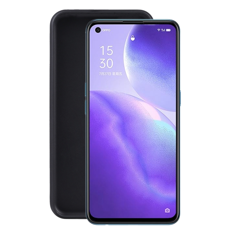

For OPPO Reno5 5G TPU Phone Case(Black)