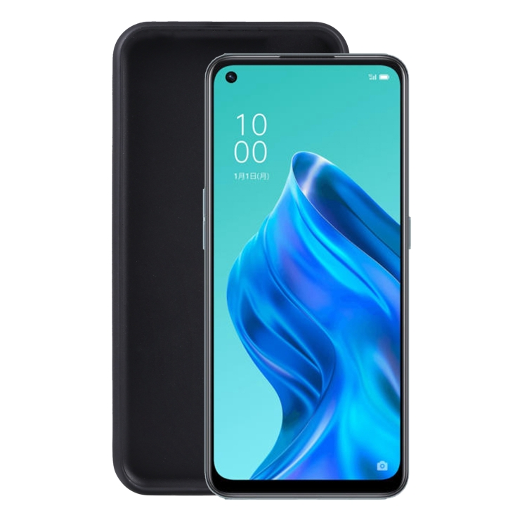 

For OPPO Reno5 F TPU Phone Case(Black)