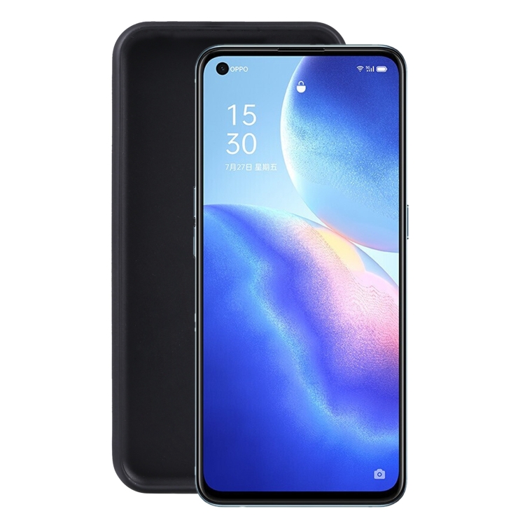 

For OPPO Reno5 K TPU Phone Case(Black)