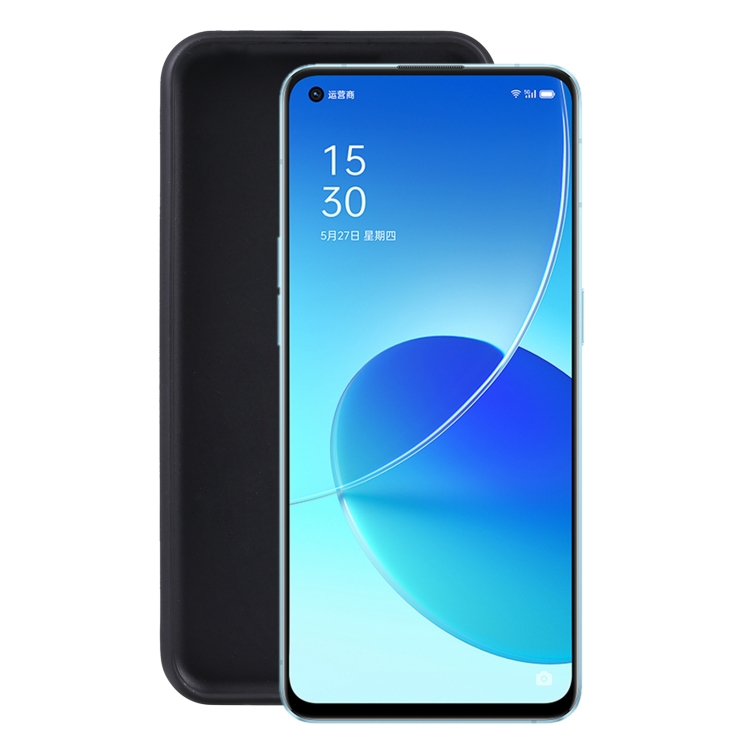 

For OPPO Reno6 4G TPU Phone Case(Black)