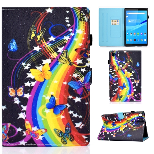 

For Lenovo Tab M10 3rd Gen Colored Drawing Stitching Smart Leather Tablet Case(Music Disc)