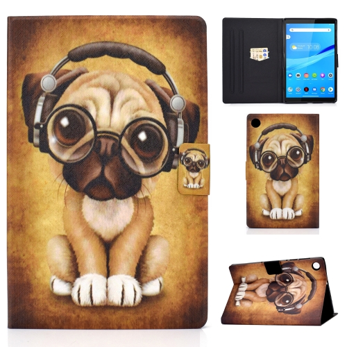 

For Lenovo Tab M10 Plus 10.6 3rd Gen 2022 Colored Drawing Smart Leather Tablet Case(Shar Pei)