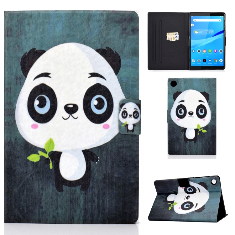 

For Lenovo Tab M10 Plus 10.6 3rd Gen 2022 Colored Drawing Smart Leather Tablet Case(Bear)