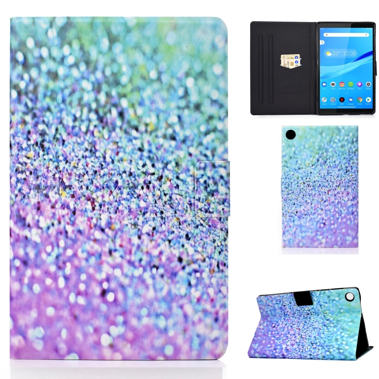 

For Lenovo Tab M10 3rd Gen Colored Drawing Smart Leather Tablet Case(Sand)