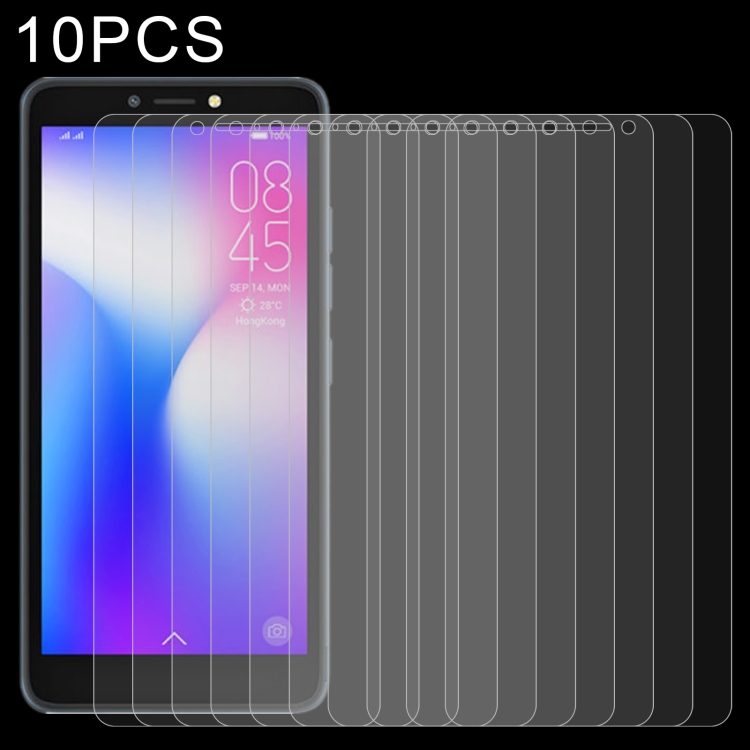 

10 PCS 0.26mm 9H 2.5D Tempered Glass Film For TECNO Pop 2
