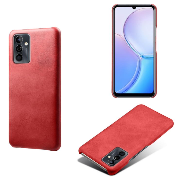 

For Huawei Maimang 11 Calf Texture PC + PU Phone Case(Red)