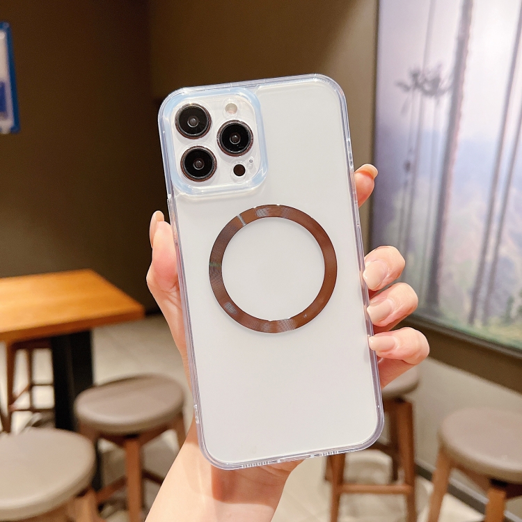 

Frosted PC Magsafe Phone Case For iPhone 11 Pro Max(Transparent White)