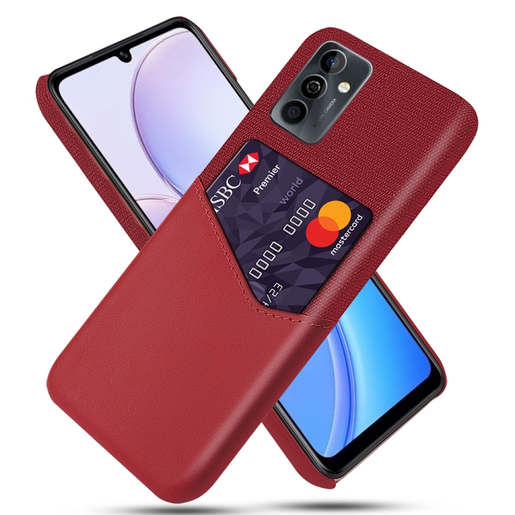 

For Huawei Maimang 11 Cloth Texture Card Slot PC Leather Phone Case(Red)