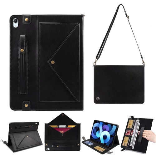 

Envelope Solid Color Leather Tablet Case For iPad mini 6(Black)