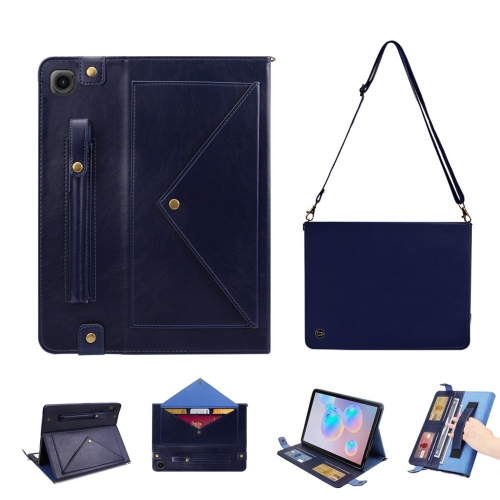 

For Samsung Galaxy Tab A8 X200/X205C Envelope Solid Color Leather Tablet Case(Blue)