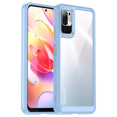 

For Xiaomi Redmi Note 11SE Colorful Series Acrylic + TPU Phone Case(Blue)