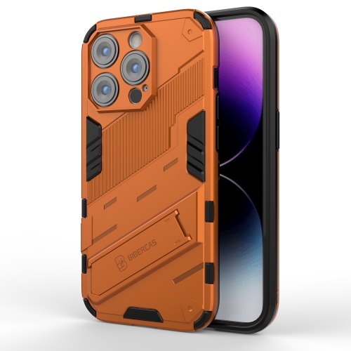 

For iPhone 14 Pro Max Punk Armor 2 in 1 PC + TPU Phone Case (Orange)