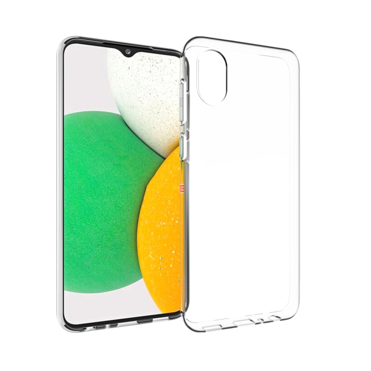 

For Samsung Galaxy A03 Core Waterproof Texture TPU Phone Case(Transparent)