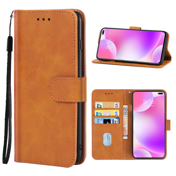 

For Xiaomi Poco X2 Leather Phone Case(Brown)