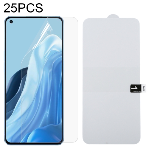 

25 PCS Full Screen Protector Explosion-proof Hydrogel Film For OPPO Reno7 A