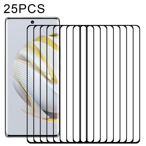 

25 PCS 3D Curved Edge Full Screen Tempered Glass Film For Huawei nova 10